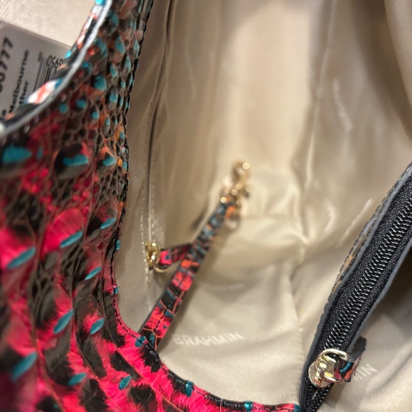 NWT Brahmin Small Carla Melbourne Leather Tote – Multicolor - Picture 5 of 13